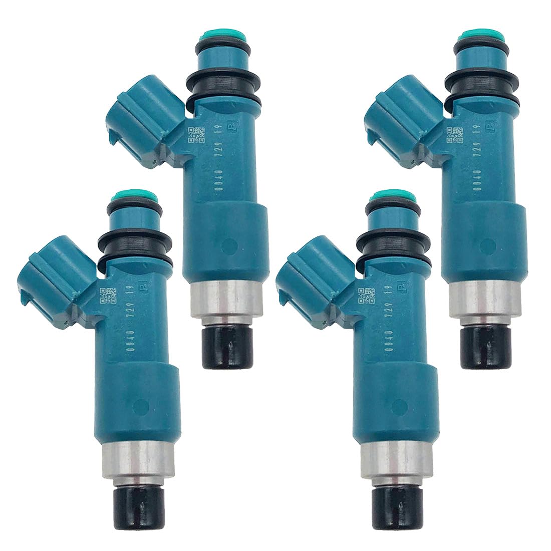 EPSIRMP 15710-65J00 4pcs Set Fuel Injectors Compatible with Suzuki